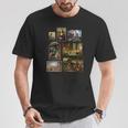ルーヴル美術館の有名な絵画 パリ フランス Tシャツ 面白い贈り物