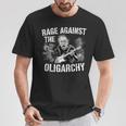 レイジ・アゲインスト・オリガーキー・バーニー・サンダースが抗議レジストと戦う Tシャツ 面白い贈り物