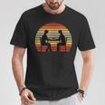レトロ チェスプレイヤー ビンテージ チェスボード チェス グランドマスター Tシャツ 面白い贈り物