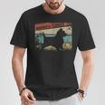 レトロノーリッチテリア ドッグブリードシルエット ノーリッチテリア Tシャツ 面白い贈り物