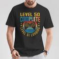 レベル50 コンプリートレベル51 ローディング 50歳の誕生日 ビデオゲーマー Tシャツ 面白い贈り物