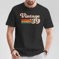 ヴィンテージ 1939年 84歳 誕生日プレゼント 男性 女性 84歳 Tシャツ 面白い贈り物