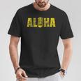 ヴィンテージ アロハ ティキ ファニー ハワイアン ルアウ バケーション ユーモアギフト Tシャツ 面白い贈り物