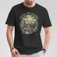 ヴィンテージ ジャッキーとシャドウ 白頭ワシファミリー 自然愛好家 Tシャツ 面白い贈り物