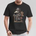 中世のペストマスクコスチューム おかしな医師用 Tシャツ 面白い贈り物