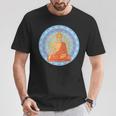 仏 マインドフルネス 仏前 ガウタマ仏教 愛 優しさ 長袖tシャツ Tシャツ 面白い贈り物