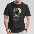 古代エジプト エジプト神 猫 エジプト学 ツタンカーメンバステット Tシャツ 面白い贈り物