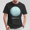 天王星tシャツ 天文学や宇宙愛好家へのギフトに最適 Tシャツ 面白い贈り物