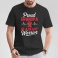 心臓戦士の誇り高きおじいちゃん 心臓病啓発 Tシャツ 面白い贈り物