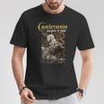 悪魔城ドラキュラ シンフォニーボックス アート ゴシック 月 夜 レトロ ゲーマー 長袖tシャツ Tシャツ 面白い贈り物