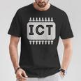情報技術ict技術者 Tシャツ 面白い贈り物