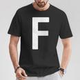文字f 小文字 アルファベットマッチング ハロウィン Abc Tシャツ 面白い贈り物