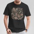 日本の美龍 日本アート タトゥー アジアン漢字 Tシャツ 面白い贈り物
