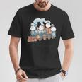 汽車とシマエナガ Tシャツ 面白い贈り物