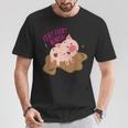 泥遊びをする子豚 すべての瞬間を楽しみましょう！ Tシャツ 面白い贈り物