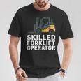 熟練したフォークリフトオペレーター Tシャツ 面白い贈り物