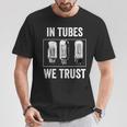 真空管 アンプ アンプ アナログ オーディオ 電子弁 ギター Tシャツ 面白い贈り物
