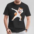秋田 犬 踊る 面白い Tシャツ 面白い贈り物