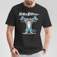 筋肉は裏切らない 猫 筋トレ ネコ おもしろ 面白い ネタ Tシャツ 面白い贈り物