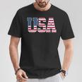 米国 愛国的なアメリカ国旗 男性 女性 キッズ 男の子 女の子 Us Tシャツ 面白い贈り物