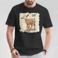 素敵な若いヤギの動物服。 Tシャツ 面白い贈り物