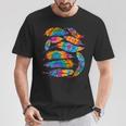 絞り染め カラーフェザー アメリカ インディアン プライド ネイティブアメリカン Tシャツ 面白い贈り物