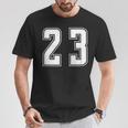 背番号 23 チーム短大スポーツ背番号付きユニフォーム Tシャツ 面白い贈り物