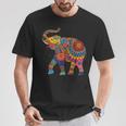 象の鼻 動物 アフリカ サファリ 大自然 甘い象 Tシャツ 面白い贈り物