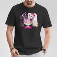 闇カワイイ・サドアニメ少女パステルゴス・メンヘラ Tシャツ 面白い贈り物
