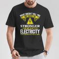 メンズ 電気工事士 面白い ラインマン Tシャツ 面白い贈り物