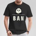 面白い 「Ban」おもしろギャグ-ジョーク 漢字 ばん 文字入り Tシャツ 面白い贈り物