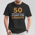 面白い50歳の誕生日プレゼント-50歳の誕生日 Tシャツ 面白い贈り物