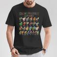 面白いイタリアンブレインロットキャラクターアルファベットミームブレインロット。 Tシャツ 面白い贈り物