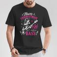 面白いギタリストの言葉 決して過小評価しない A Girl With A Bass Tシャツ 面白い贈り物