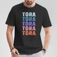 面白いギフトネーム Tora 名前入り Tシャツ 面白い贈り物