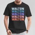 面白いギフト名 Walton 名前入り Tシャツ 面白い贈り物