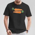 面白い人参デザイン 野菜にんじん Tシャツ 面白い贈り物