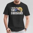 面白い青い舌のキンク I Pull Little Dinosaurs Tシャツ 面白い贈り物