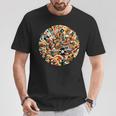 鮮やかで表現力豊かな文化 アフロビート音楽 イタリアデザイン Tシャツ 面白い贈り物