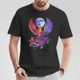 鳳凰 満月 鳥 神話 鳥 若返り Tシャツ 面白い贈り物