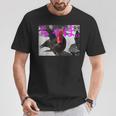 黒ちゃぼ。 ちゃぼデザイン 鶏をテーマにしたスタイリッシュなアート Tシャツ 面白い贈り物