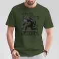 Grussom Krampus Dark Christmas Horror Krampusaludos Camiseta unisex Regalos divertidos