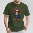 Santa Muerte Latina Gangster Gangsta Cholo Chola Camiseta unisex Regalos divertidos