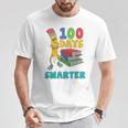 100 Days Smarter Teacher Student Books 100th Day Of School For Men Women Kids T-Shirt Unique Gifts