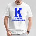 1Kコーチkボールドが勝ち、数え切れないほどのバスケットボール Tシャツ 面白い贈り物