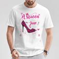 20歳の誕生日 ハイヒール A Queen Was Born In 2006 Tシャツ 面白い贈り物
