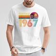 59歳の誕生日プレゼント 59歳 男性 女性 レトロ ヴィンテージ 1967 Tシャツ 面白い贈り物
