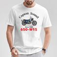 650-W1s Captonound 青タンク 旧車 Tシャツ 面白い贈り物