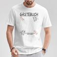 8 Birthday Guest Book Guest List 18 Years Old T-Shirt Unique Gifts