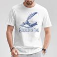 Author Writer Dark Academia Etched In Ink Book Library T-Shirt Unique Gifts